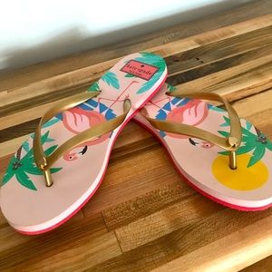 BNIB Kate Spade Flamingo Flip Flop Sandal